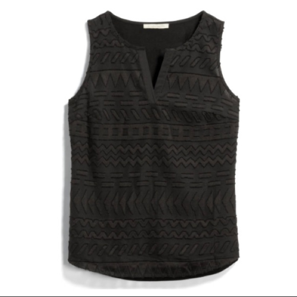 Ezide Textured Print Top / Market & Spruce